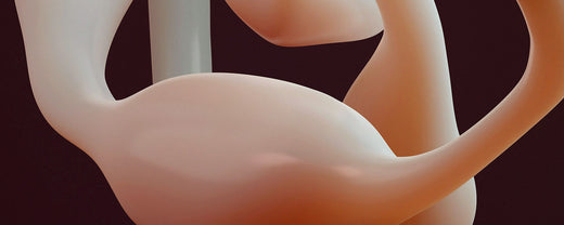 Abstract depiction of skin texture, illustrating a complex network of cells and fibers, symbolizing the skin's surface-level structure, firmness, and elasticity.
