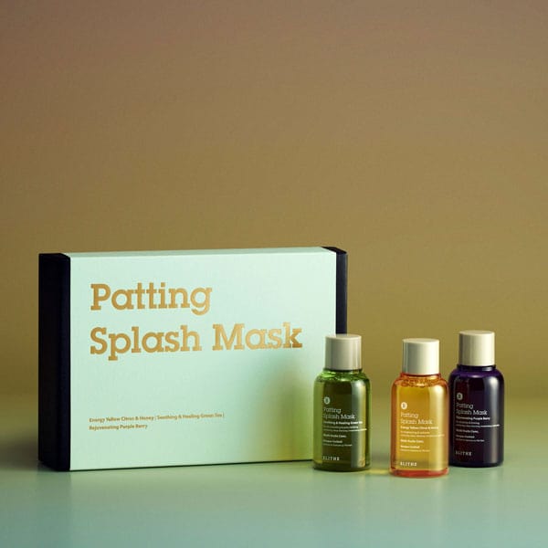 Patting Splash Mask boxed set of three