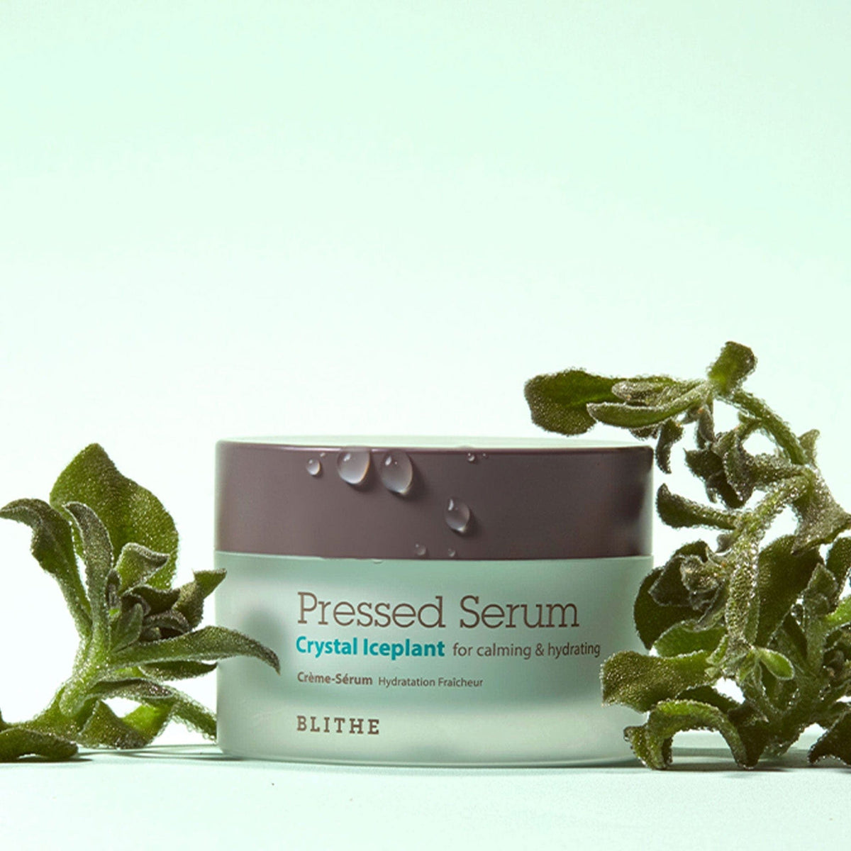 Blithe Cosmetics’ pressed serum with Crystal Iceplant