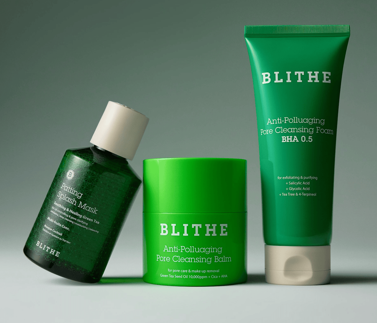 Blithe Cosmetics’ Bubbling Splash Mask in bubbles