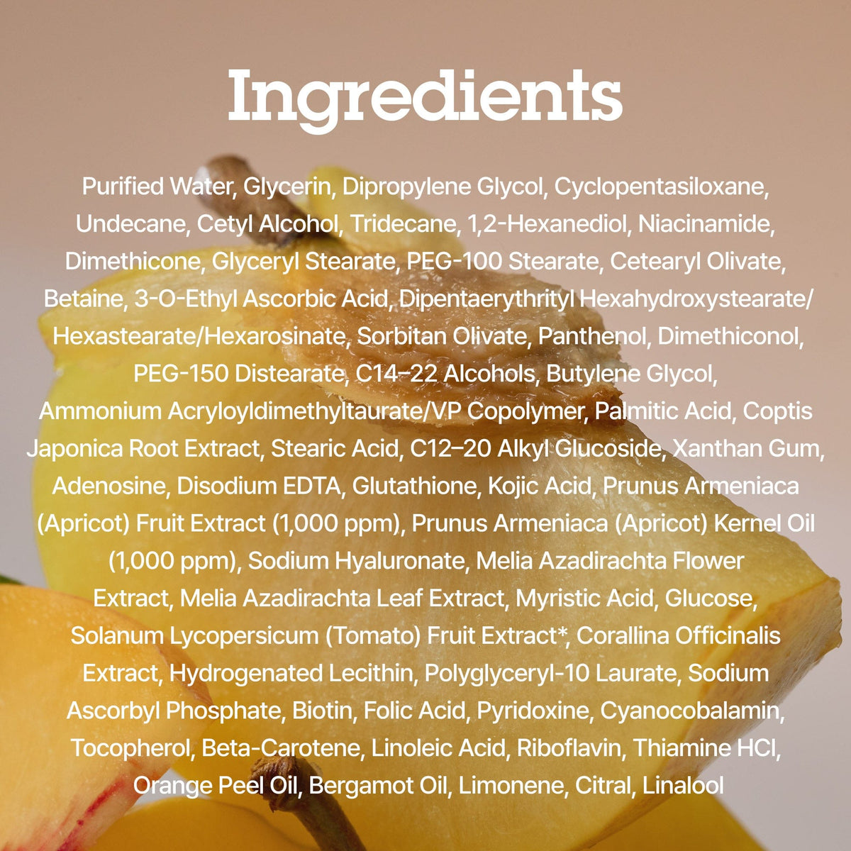 Pressed Serum Gold Apricot