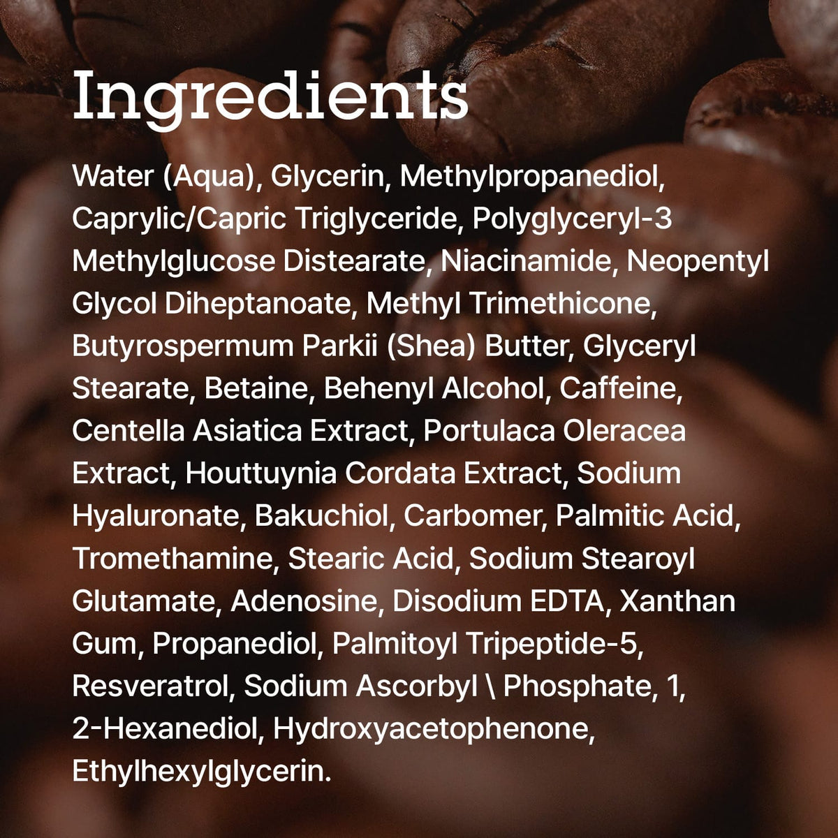 Pressed Eye Cream Caffeine 1.0