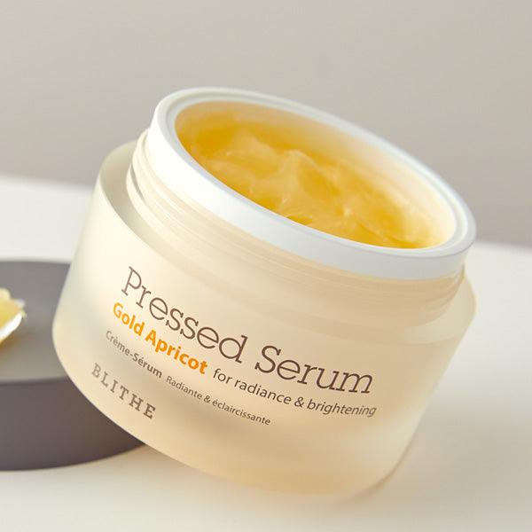 A container of Gold Apricot serum cream