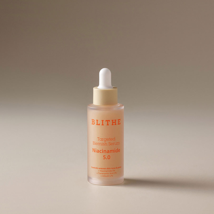 A bottle of niacinamide face serum