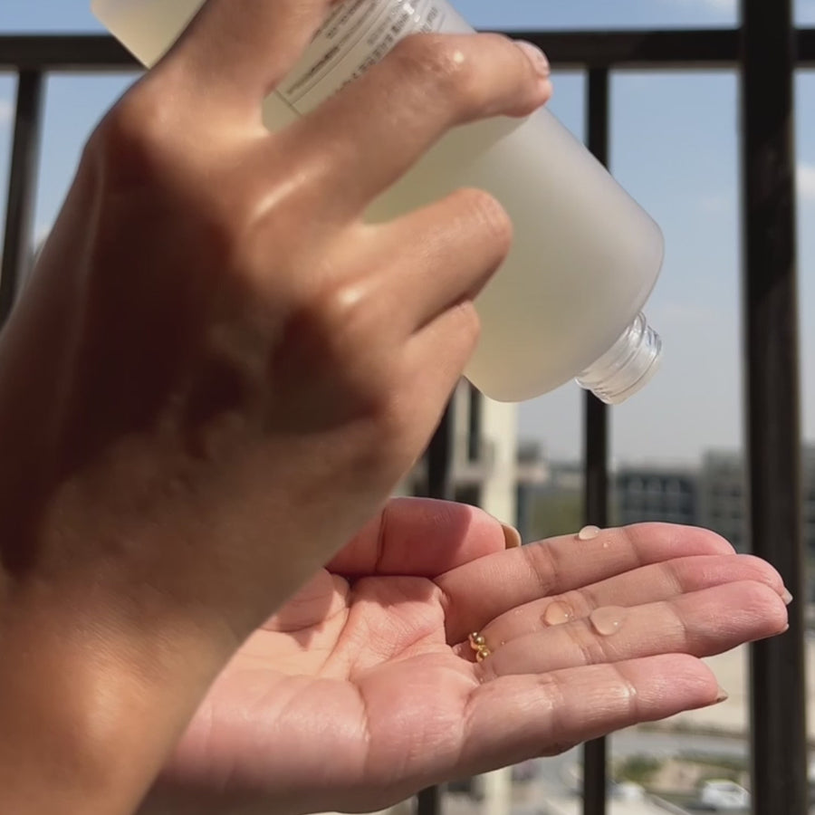 video of a woman using Blithe’s vital treatment